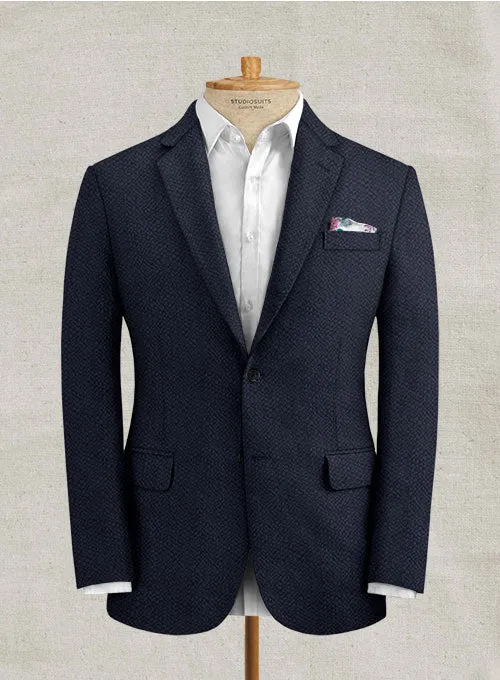 Solbiati Deep Blue Seersucker Suit