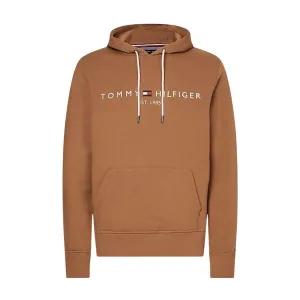 Tommy Hilfiger Logo Khaki Fleece Hoodie