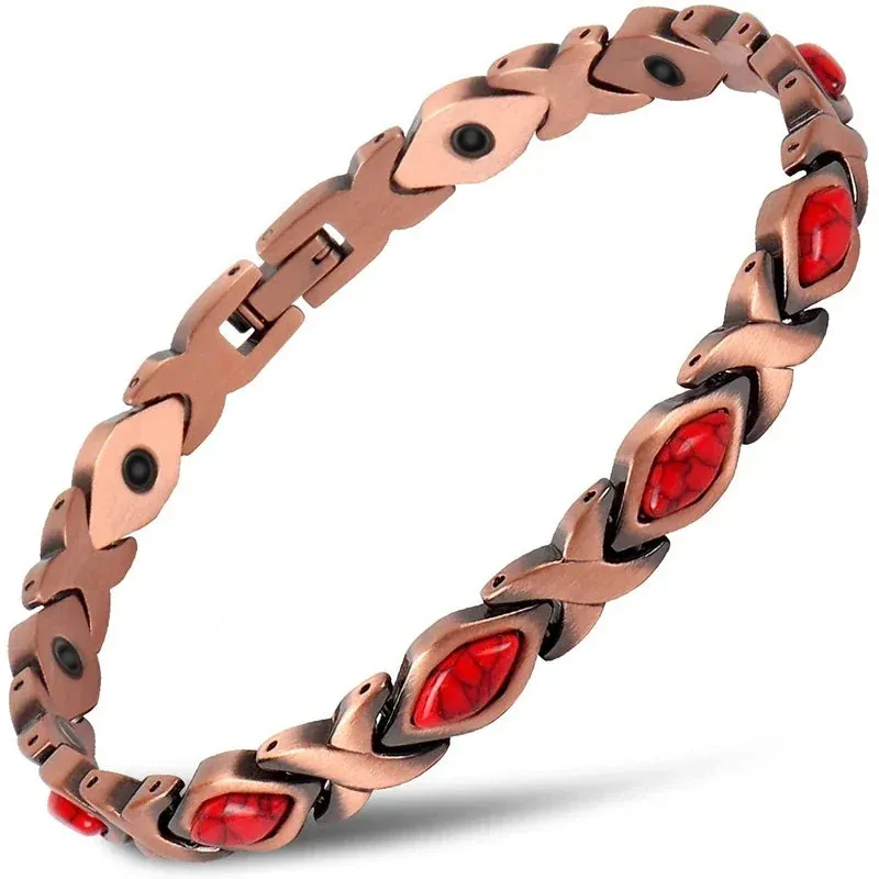 Trendy 4 Colors Weight Loss Energy Magnets Jewelry Slimming Bangle Bracelets Twisted Magnetic Therapy Bracelet Healthcare