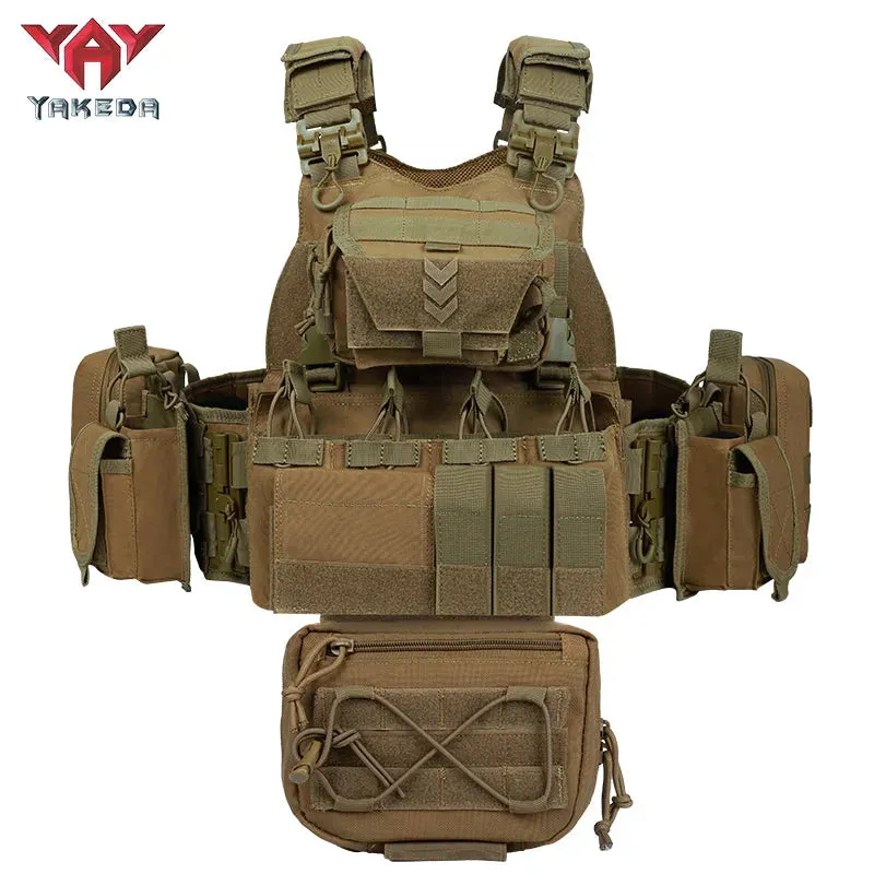 VT-8833TB YAKEDA Camouflage Tactical Vest Outdoor CS Military Tactical Vest Multifunctional Tactical Vests