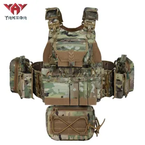 VT-8833TB YAKEDA Camouflage Tactical Vest Outdoor CS Military Tactical Vest Multifunctional Tactical Vests