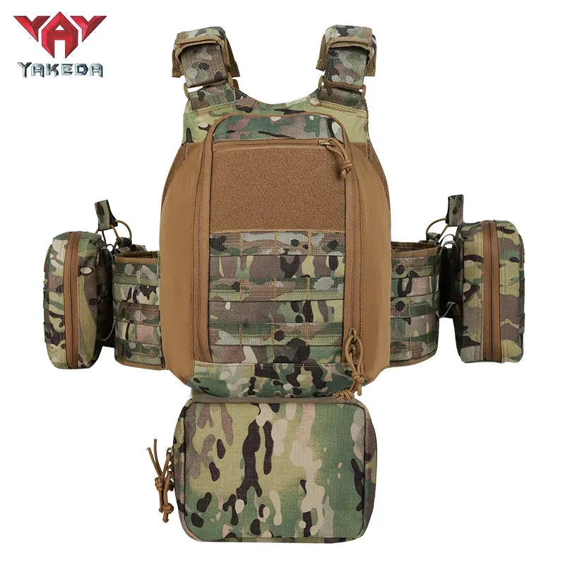 VT-8833TB YAKEDA Camouflage Tactical Vest Outdoor CS Military Tactical Vest Multifunctional Tactical Vests