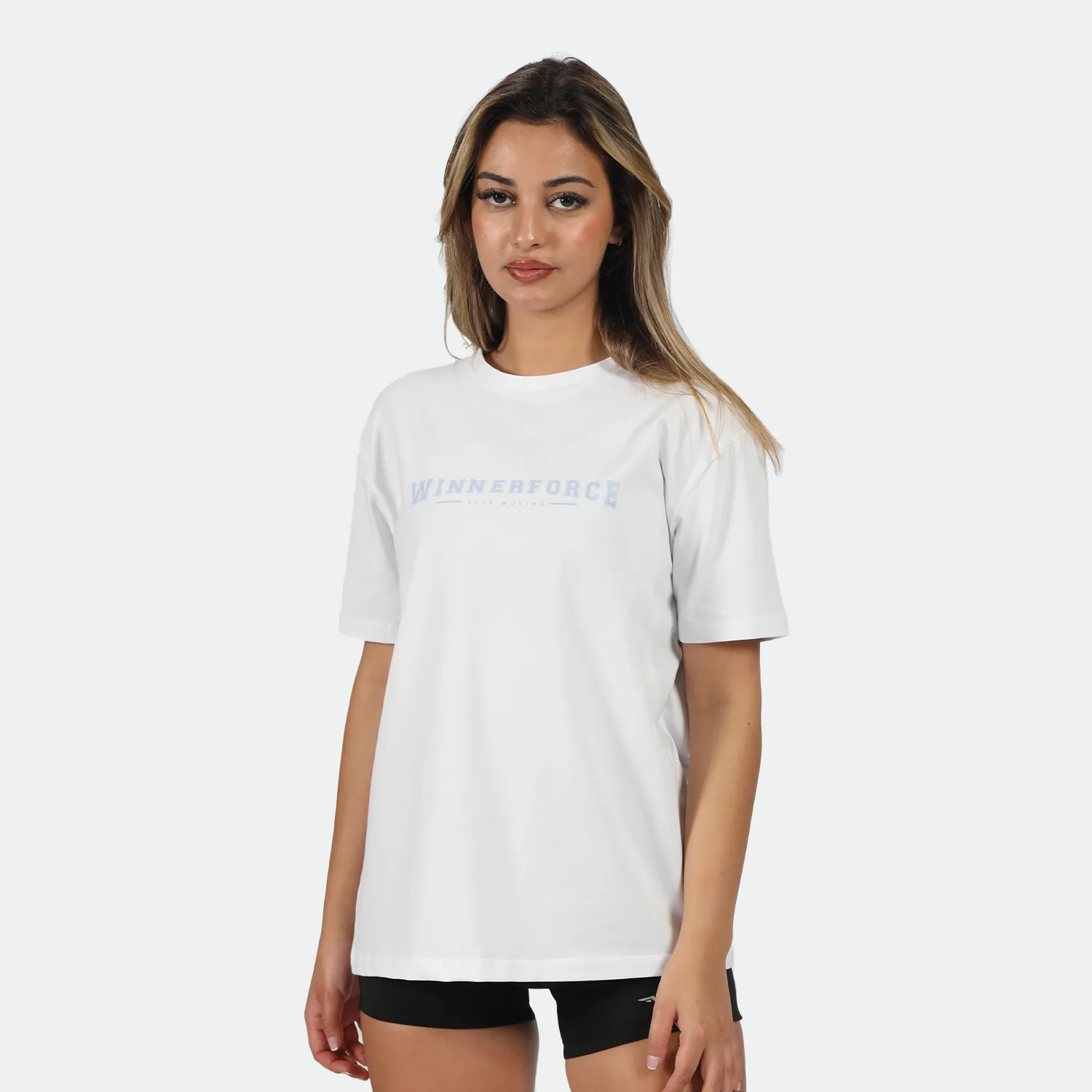 WOMEN-GO BEYOND-RELAXED-T-SHIRT (WHITE)