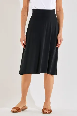 Women's Marigot Midi Skirt  |  Black