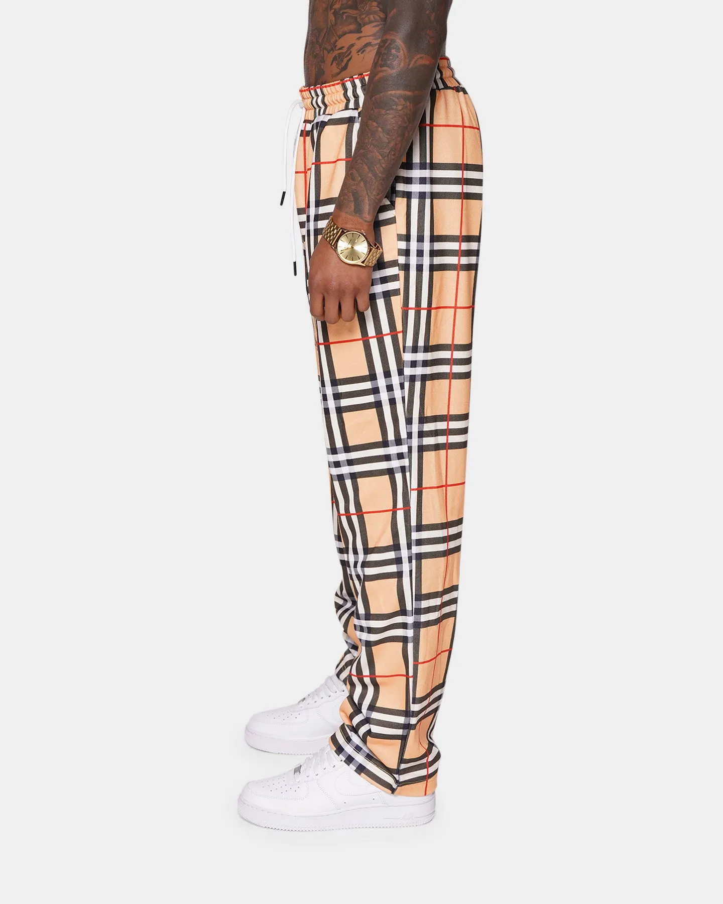 XXIII Tarkan Check Pants Mustard